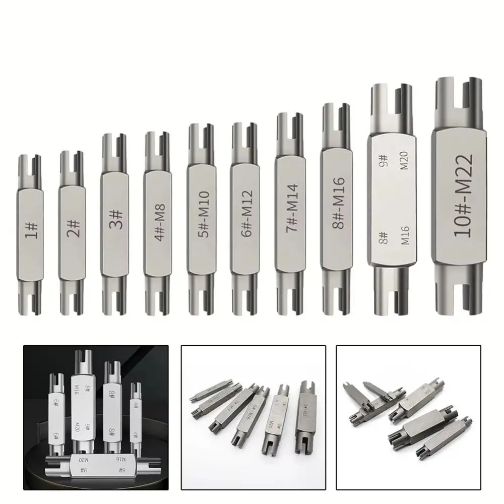 

M4/5/6/8/10/12 Double Head Screw Remove Tools Multifunctional Hex Damaged Screw Tap Extractor Easy Removal Compact
