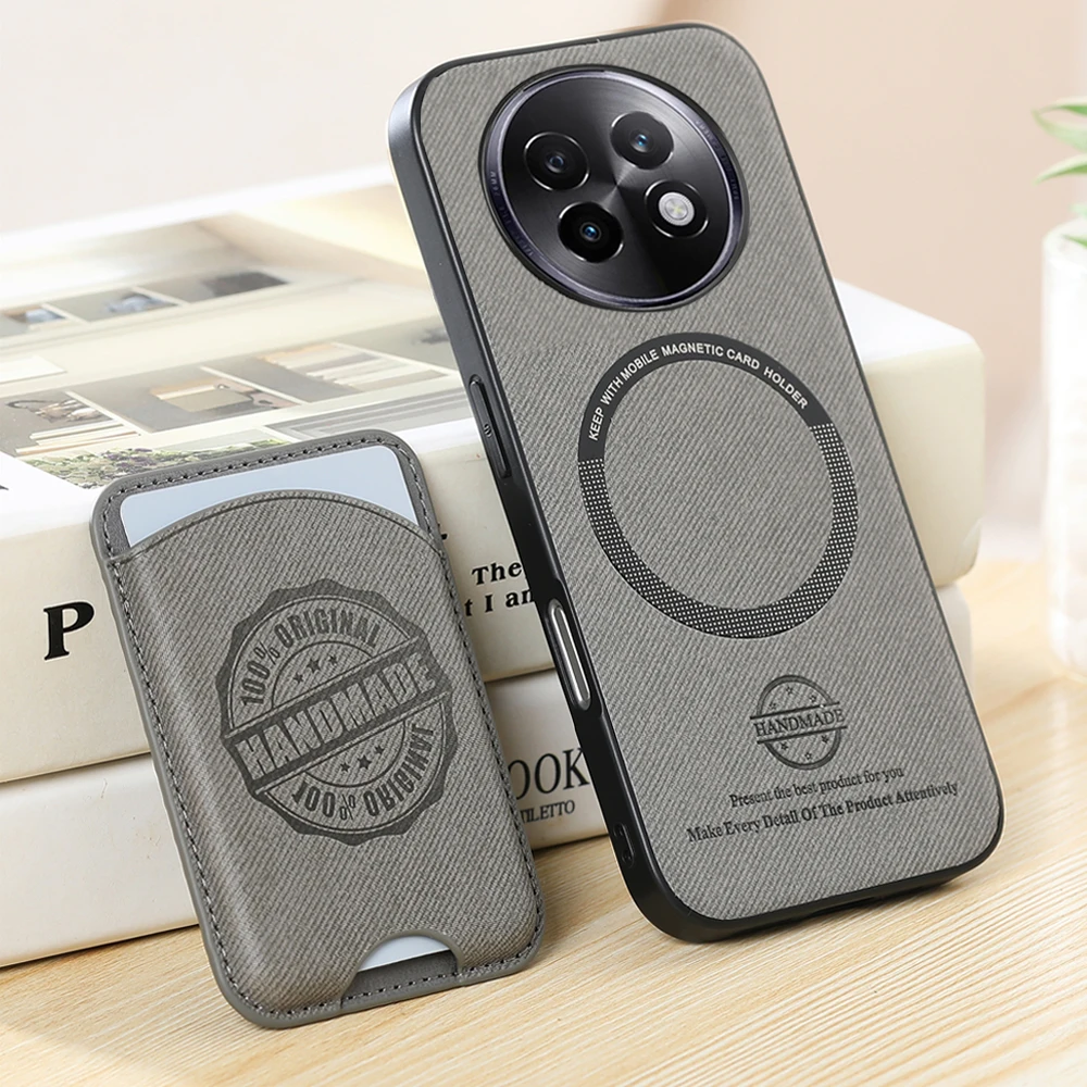 

Realme 14 Pro Plus Realme13 4G 5G Luxury Case 2In1 Detachable Magnet Card Funda for OPPO Realme 13 Plus 14T 14 Pro+ LOGO Cover