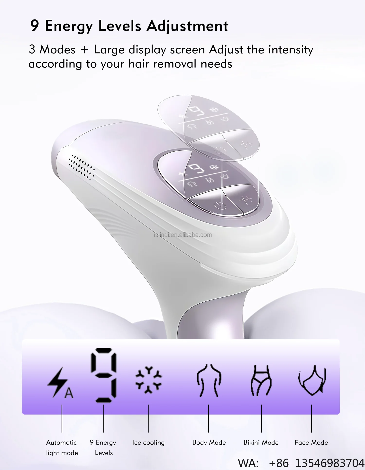 NEW Permanent Sapphire Laser H - огляд і ціна Home Ipl Hair Removal Sapphire Cooling