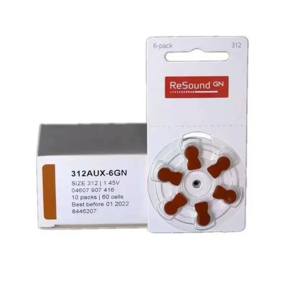 6-60PCS 1.45V Heari…