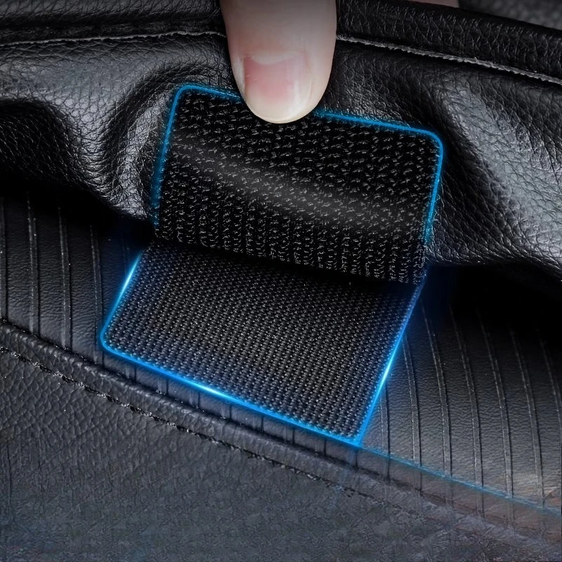 Double Faced Adhesive Patch Car Carpet Fixing Stickers Home Office Foot Mats Carpets Anti Skid Grip Nylon Tape Hook and Loop Pad