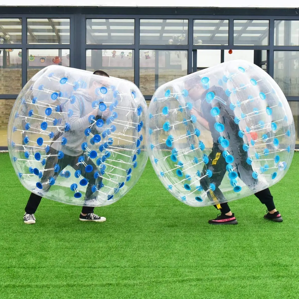 Ballon gonflable de Football de bulle de Zorb 1.2m 1.5m 1.7m ballon de pare-chocs 100% matériel de TPU Football gonflable de bulle