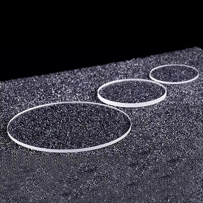 Infrared quartz glass sheet for scientific research, JGS3 multi specification 42mm/50mm/60mm, with far-infrared transmission