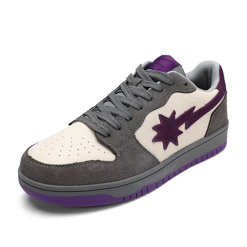 

VIPOLspring новые американские повседневные туфли для досок, амортизирующие универсальные противоскользящие износостойкие мужские туфли, модная повседневная обувь со звездами