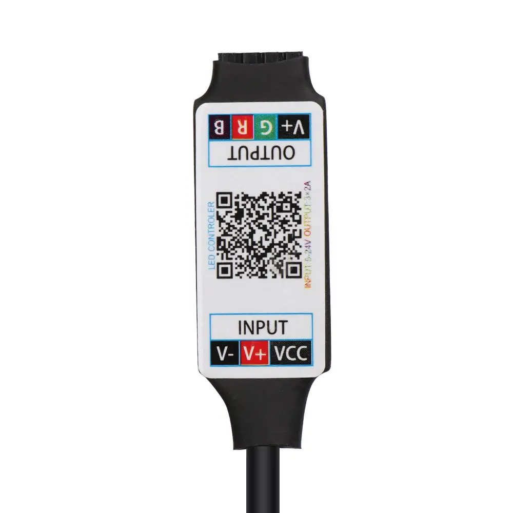 Mini For 5050 3528 Wireless Smart DC 5-24V LED Light Strip Adapter Bluetooth RGB Controller