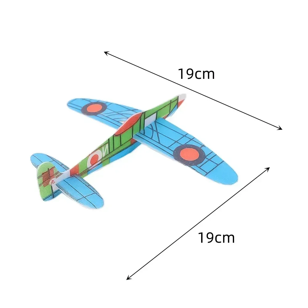 1PC Mini Aircraft Toy Children DIY Hand Throw Flying Glider Plane Foam Airplane Model Party Game Outdoor Toys for Kids Baby Gift