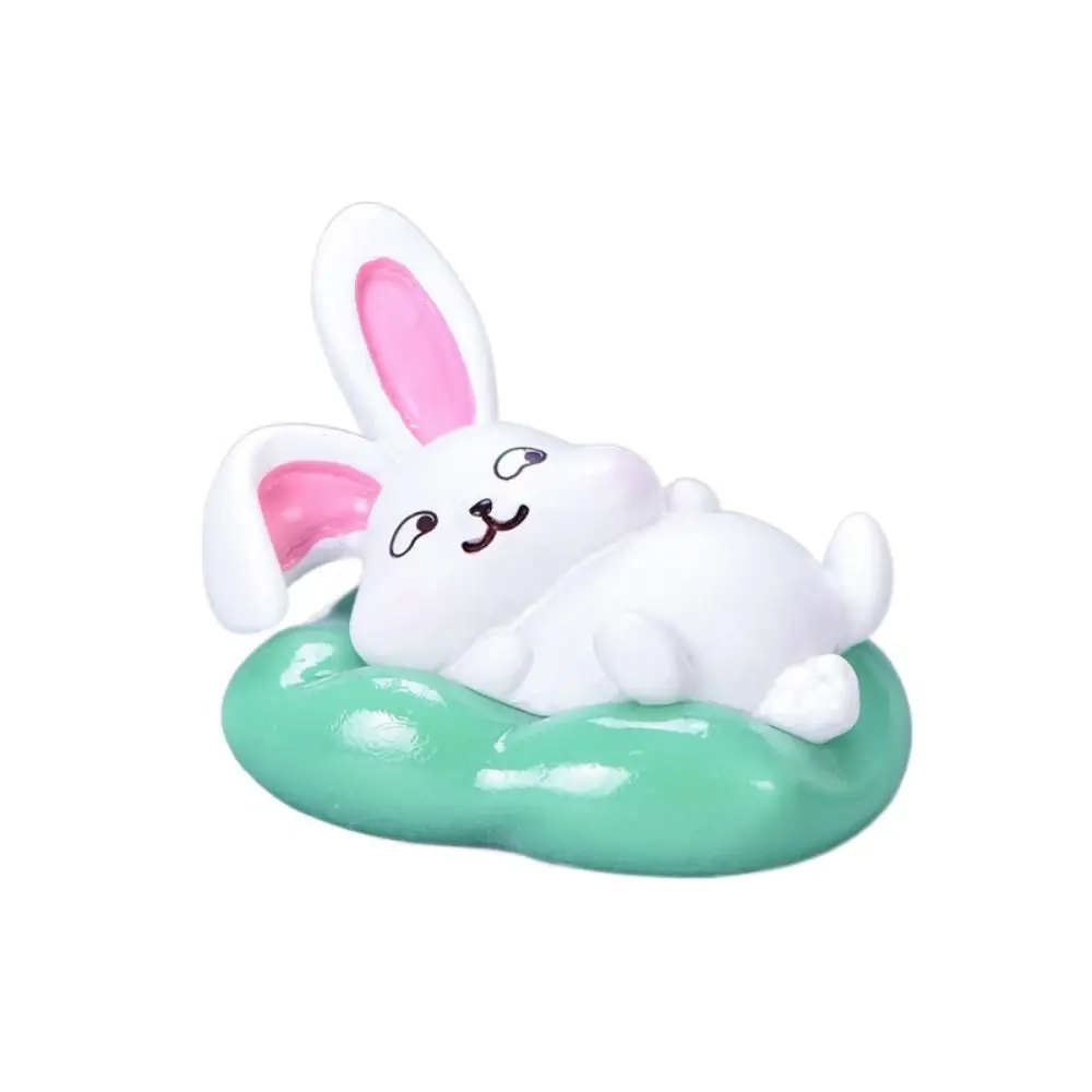 

Mini Rabbit Mooncake Figurines Cartoon Resin Rabbit Micro Landscape Cute Mid-autumn Rabbit Figurines Mid-autumn Festival