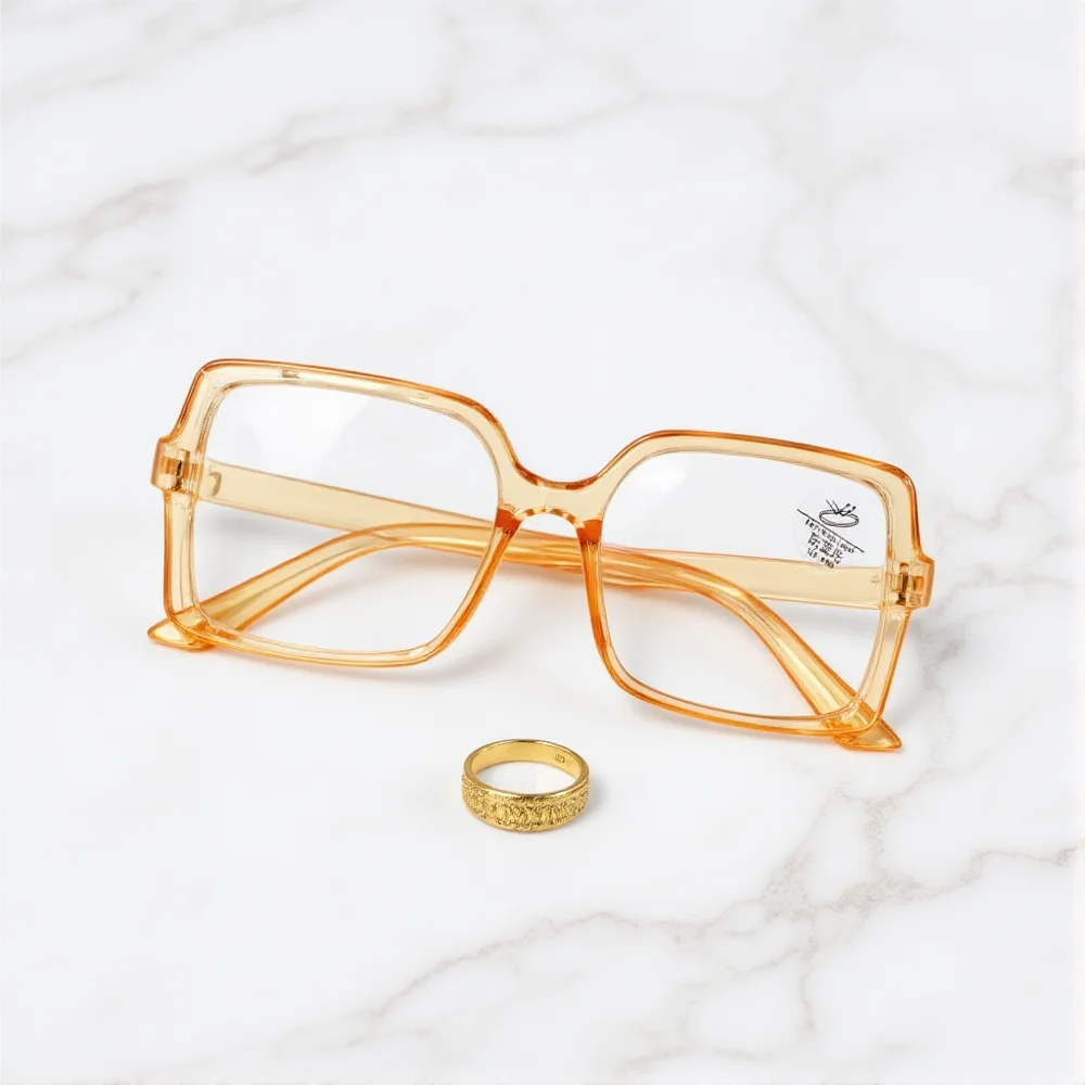 Fashion Square Reading Glasses Men Women Anti-blue Light Glasses Stylish Transparent Frame Eyewear Optical Spectacle Eyeglasses
