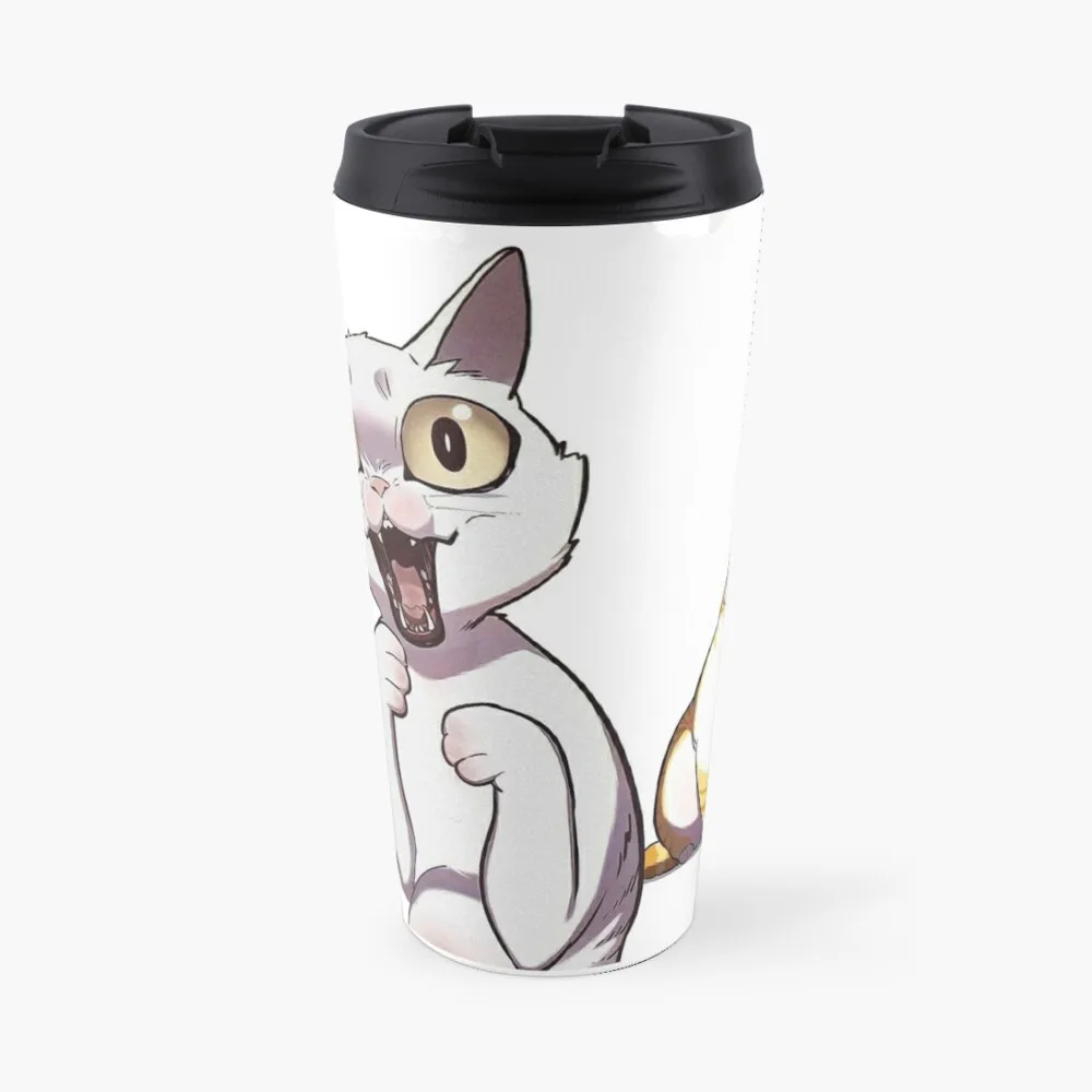 

Kayden and Curtin Cat Eleceed Travel Coffee Mug Mate Cup Coffee Cups