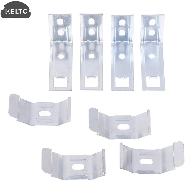 4Sets Metal Blinds Accessories Metal Louver Bracket Mounting Holder Brackets Curtain Fixing For Window Fixation