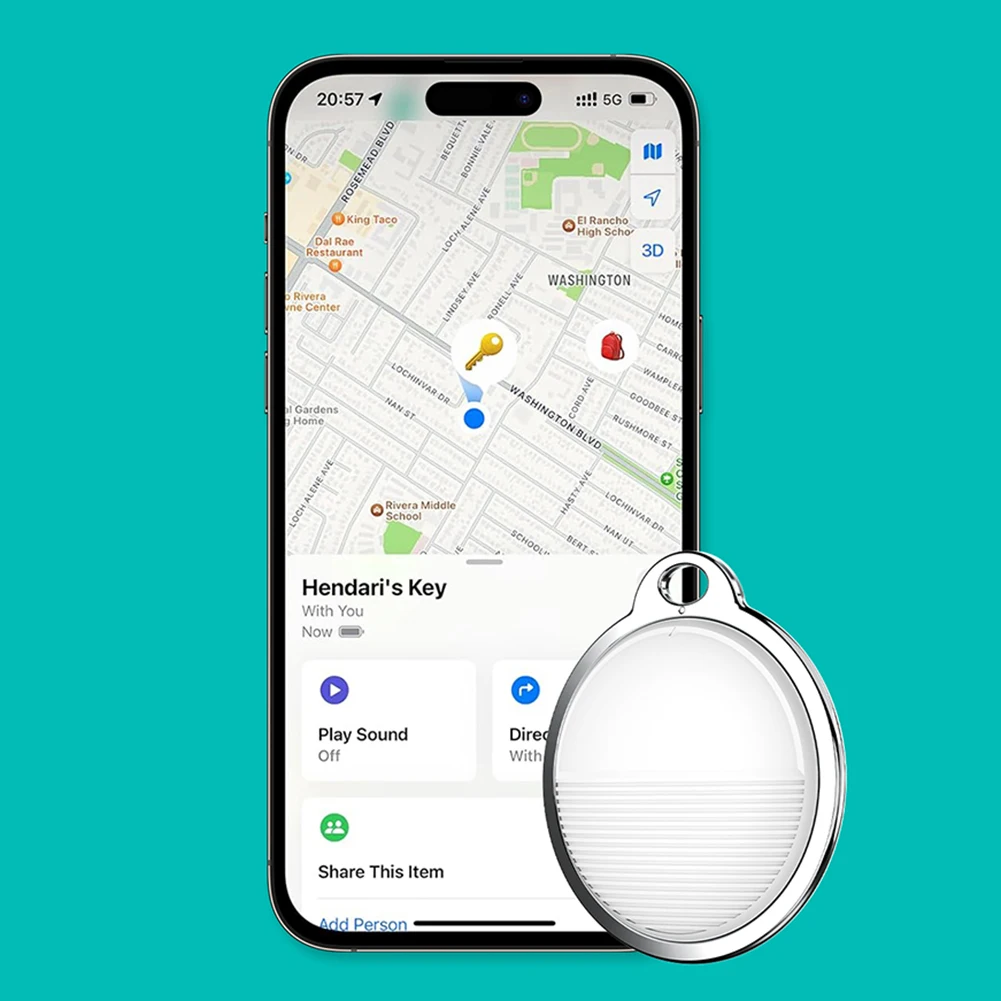 Mini etiqueta de seguimiento para Apple, dispositivo antipérdida para llaves, billetera, rastreador GPS para mascotas para niños, ubicación en tiempo Real para sistema IOS