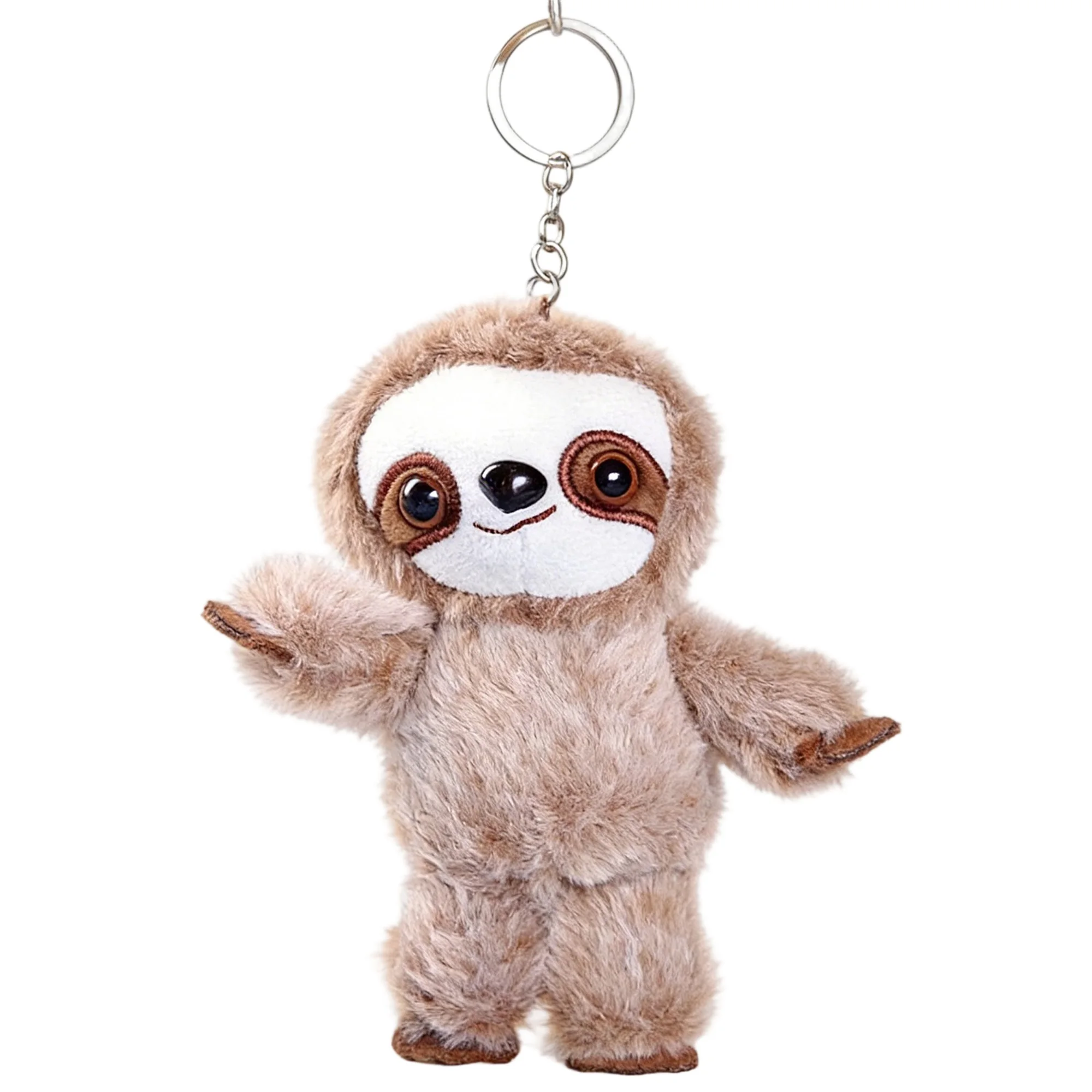

Mini Sloth Plush Keychain Adorable Stuffed Animal Key Ring Pendant for Bags Keys Mobile Phone