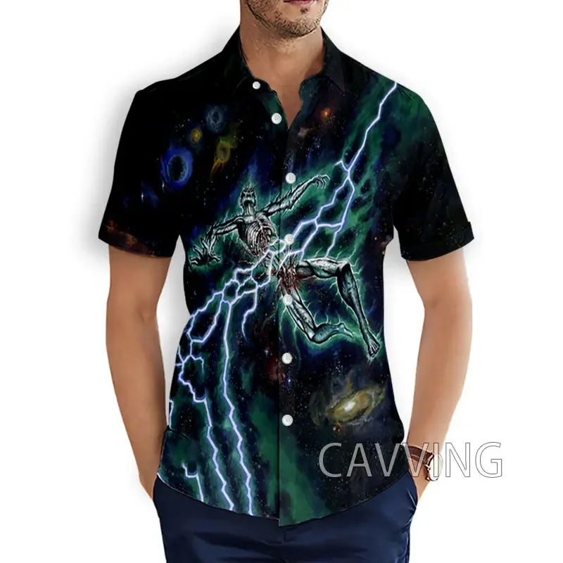 CAVVING 3D Printed  Gorephilia Rock  Band Fashion Casual Shirts Men's /Women's  Short Sleeves Loose Breathable Shirts