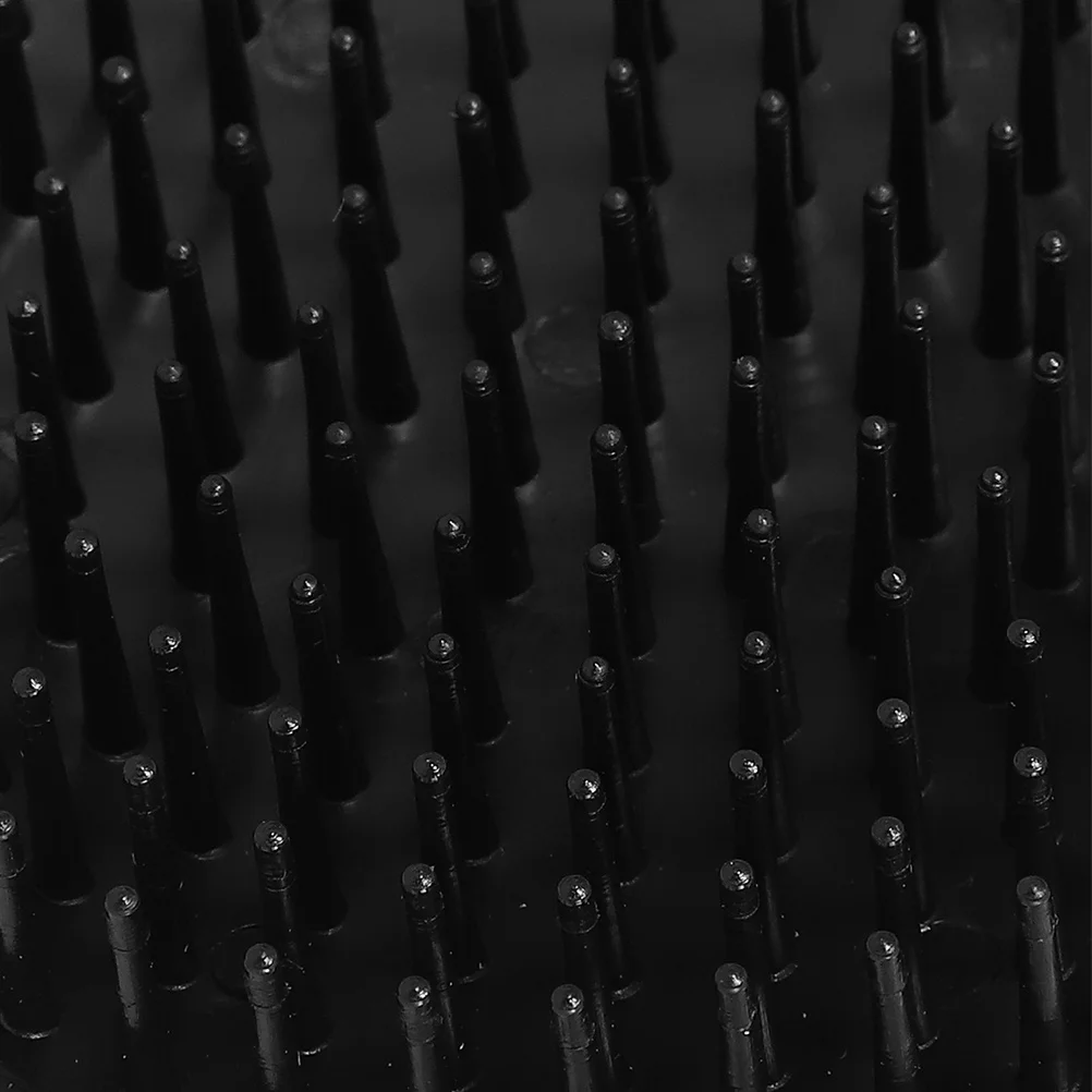 6 قطعة مدلك فروة الرأس المستديرة فرشاة شامبو منظف الشعر إزالة القشرة دش مشط مقشر فروة الرأس مدلك فرشاة شامبو #6