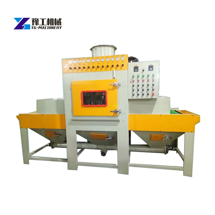 Roller Conveyor Sand Blasting Machine Automatic Blasting Sheet Material Sandblasting Machine