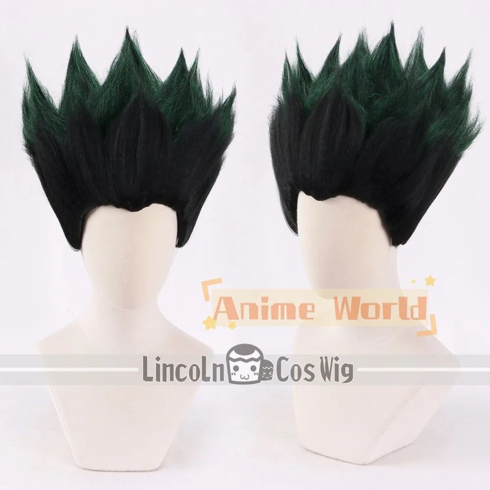 Anime Gon Freecss Cosplay Wig Halloween Carnival Party Props Synthetic Hair Heat Resistant Fiber + Wig Cap