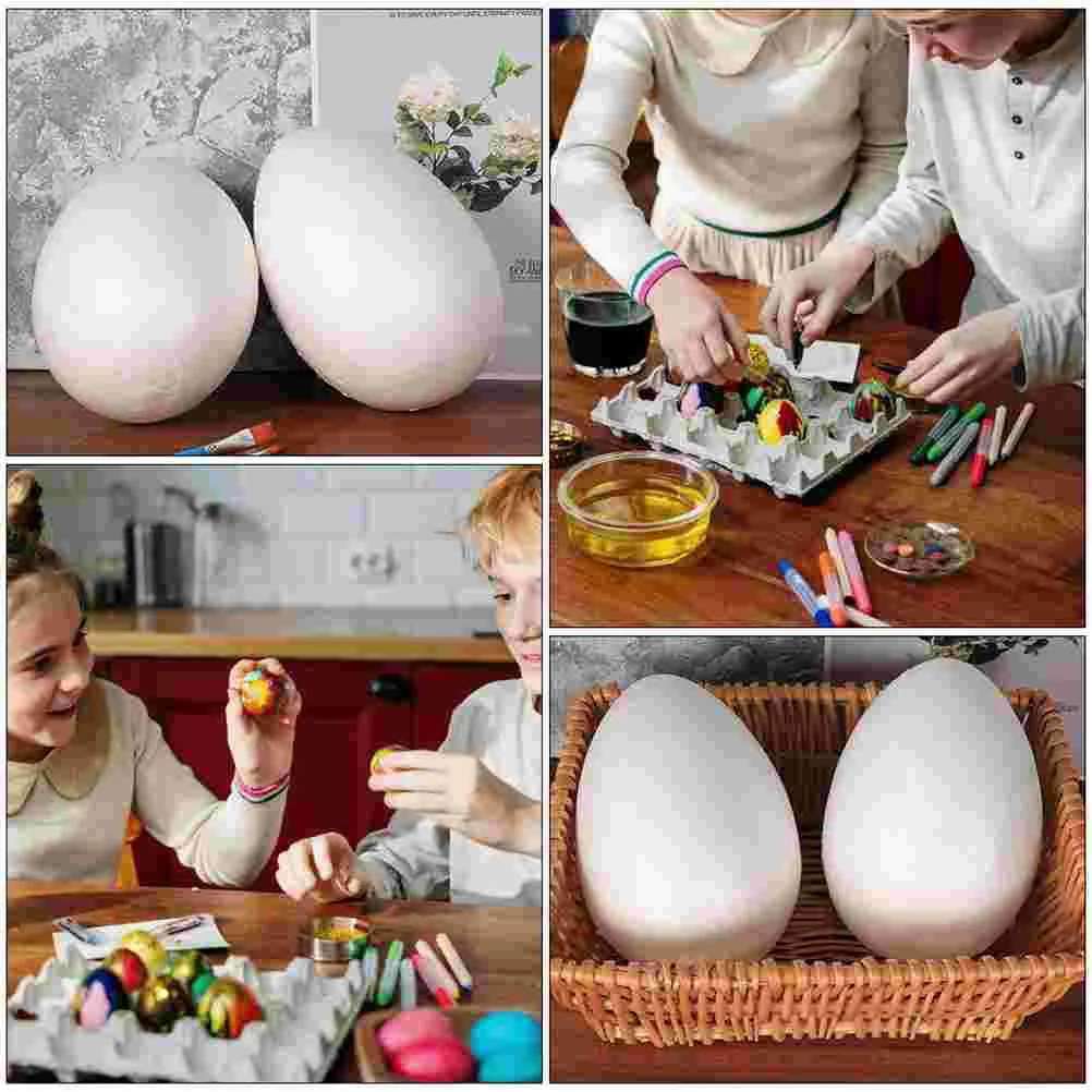 4 PCS 15CM Foam Toy Easter Filler Decoration Fake Craft Material Safe Parent Child Activity Room Decor