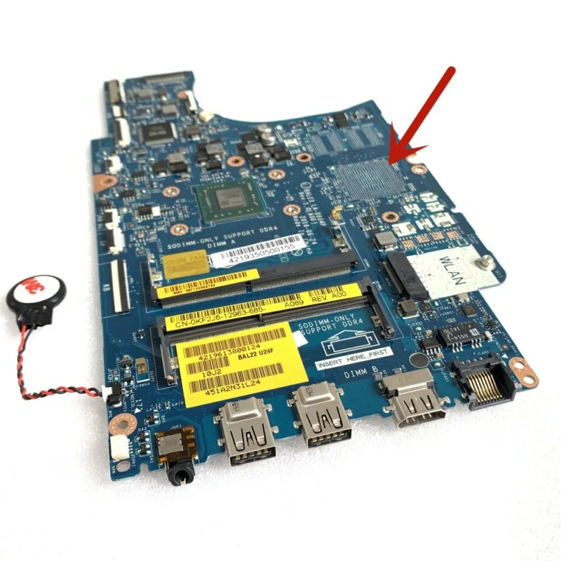 Para Dell Inspiron 5565 LA-D804P 0KF2J6 KF2J6 placa base probada OK