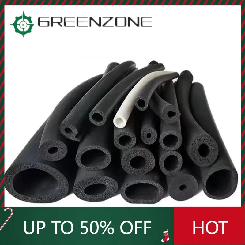 Black Color EPDM Foam Tube EPDM Rubber Tube Insulation Pipe Closed Cell Rubber Foam Rubber Foam Tube Tools