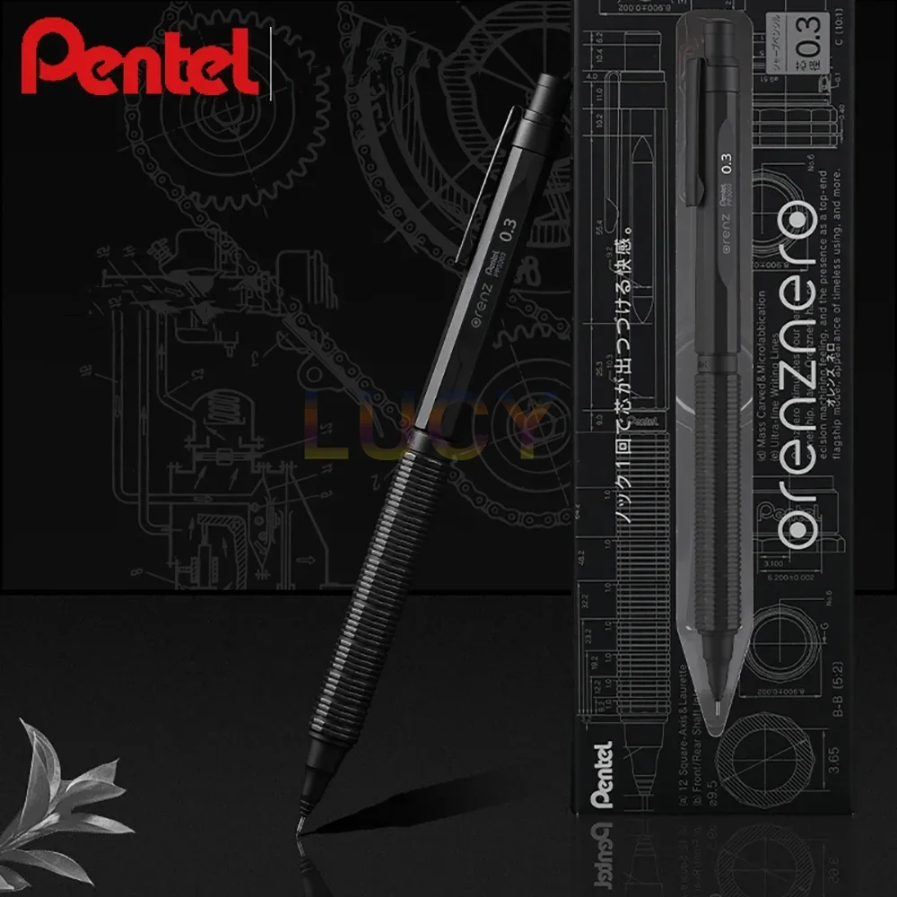 Lápiz mecánico japonés Pentel PP3003-A, 0,3 Mm, antirotura, automático, para dibujar, útiles escolares, 2021