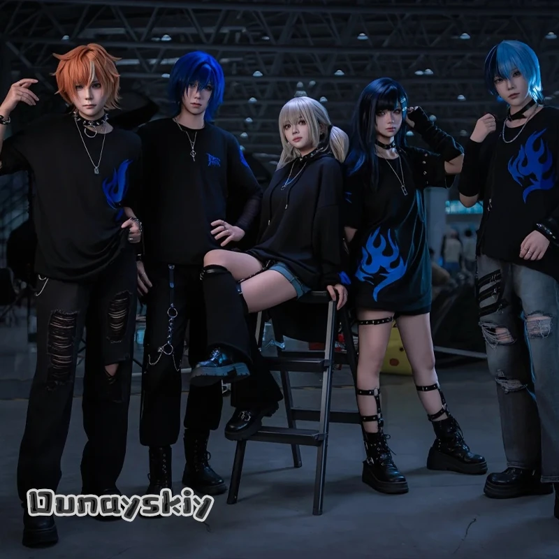 

Аниме проект Sekai Fuel косплей полный комплект костюм Kohane/Shiraishi an/Toya Aoyagi парик униформа маскировка на Хэллоуин для мальчиков и девочек