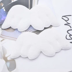 5Pcs 128*60mm Double Sided Furry Felt Angel Wing Shape Padded Applique for DIY Patch and Baby Clothes Headwear Decor Accessories