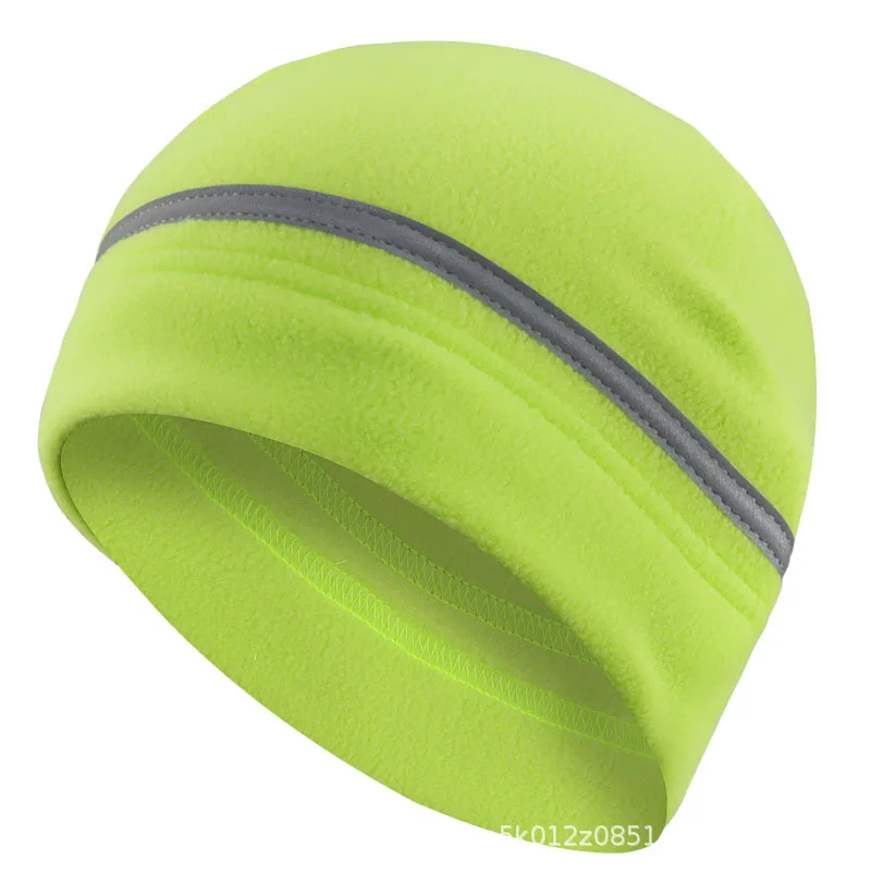 Protective Reflective Earflap Fleece Hat Winter Cold Resistant Windproof Warm for Night Running Cycling Skiing Outdoor Sports