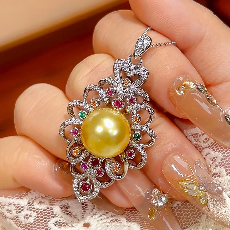New Style Jewelry Necklace Pearl Natural Australian White Pearl South Sea Pearl Women's Fashion High-end Elegant Wholesale
