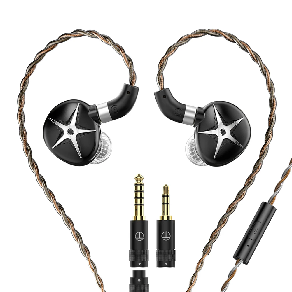 TRN Star Fish In-Ear Hoofdtelefoon met Grote Dynamische Driver, Geschikt voor Muziek en Gaming.