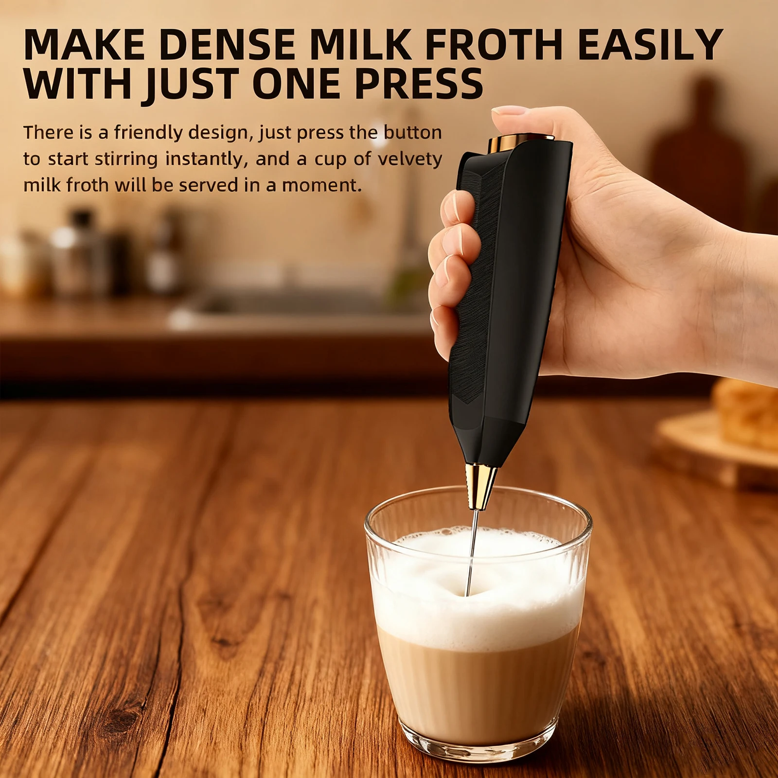 휴대용 전기 우유 거품기 커피 카푸치노 프라페 말차 핫초콜릿에 적합