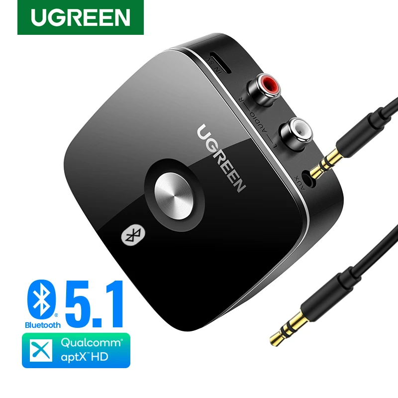 【Especial RU】 UGREEN RCA Bluetooth aptX / aptX HD para adaptador de auriculares con altavoz