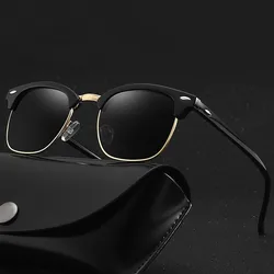 Classic UV Protection Summer Sunglasses for Men Oval Frame Driving Eyewear for Women