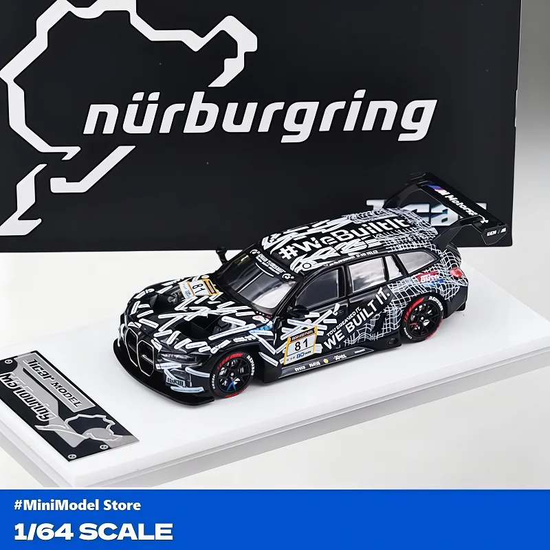 JICAR JC 1:64 G81 M3 Touring Nurburgring 24h No.81 Diecast Model Car