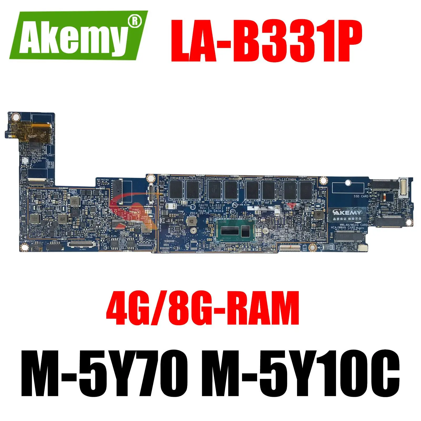 

For DELL Latitude 7350 LA-B331P M-5Y70 M-5Y10C with 4G/8G RAM Notebook motherboard Mainboard CN-0057NK 0J97J1 100% work