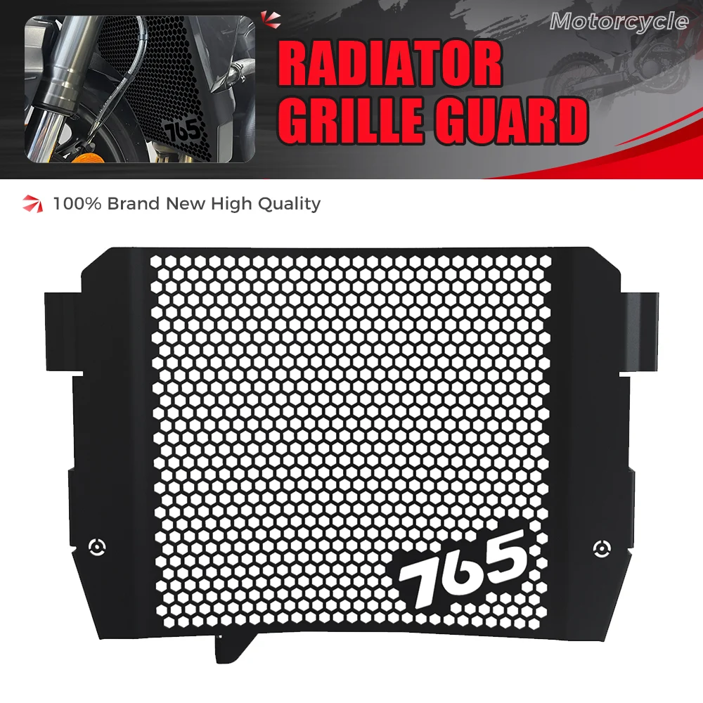 

For Street Triple Moto2 765 RS Motorcycle Radiator Guard Engine Cooler Grille Cover Protection 765R 765RS 2023-2024-2025