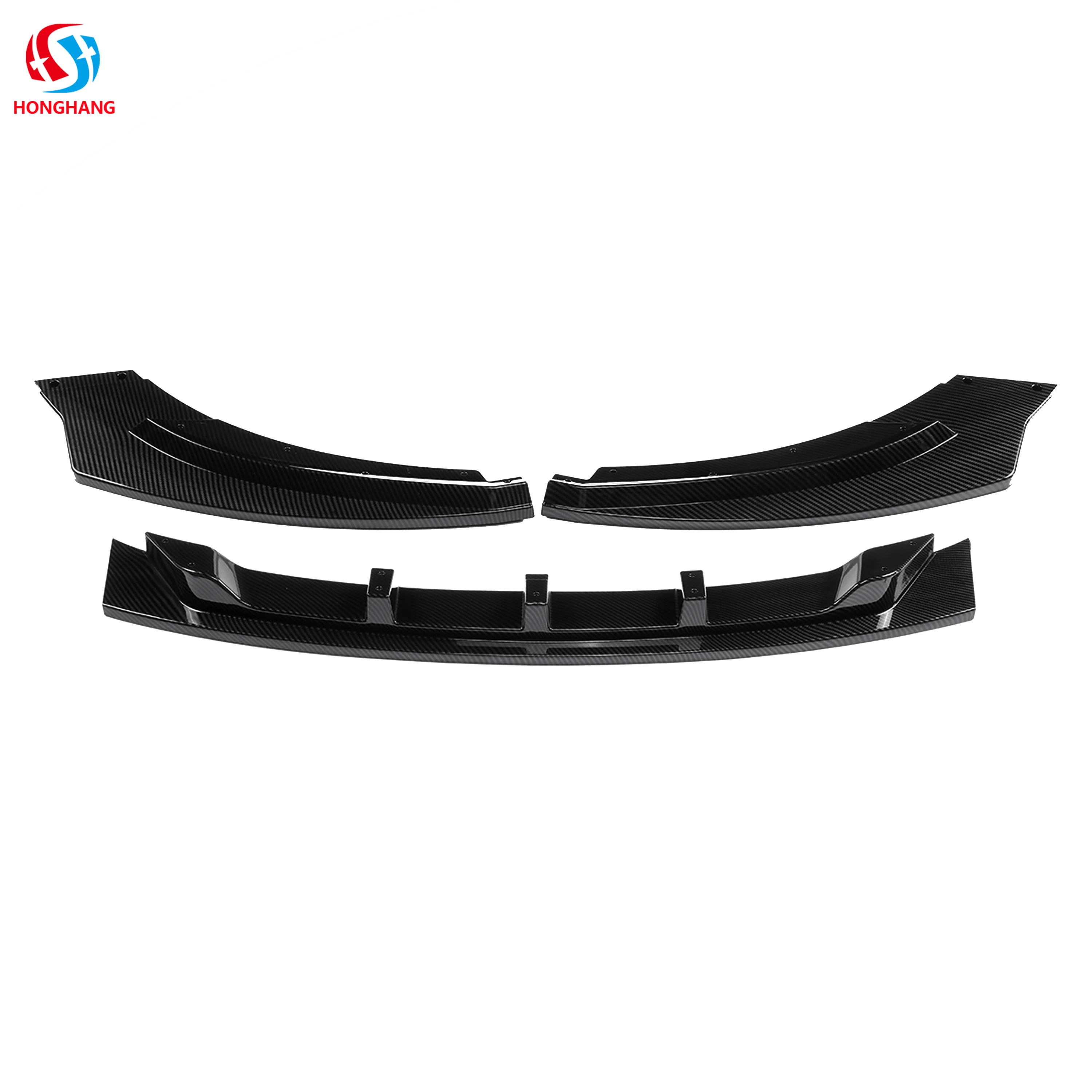 Honghang Wholesale Auto Parts Front Bumper Lip Splitter ABS Carbon Fiber for Vw Golf5 Mk5 GTI  Accessories 2005-2008 GOL V