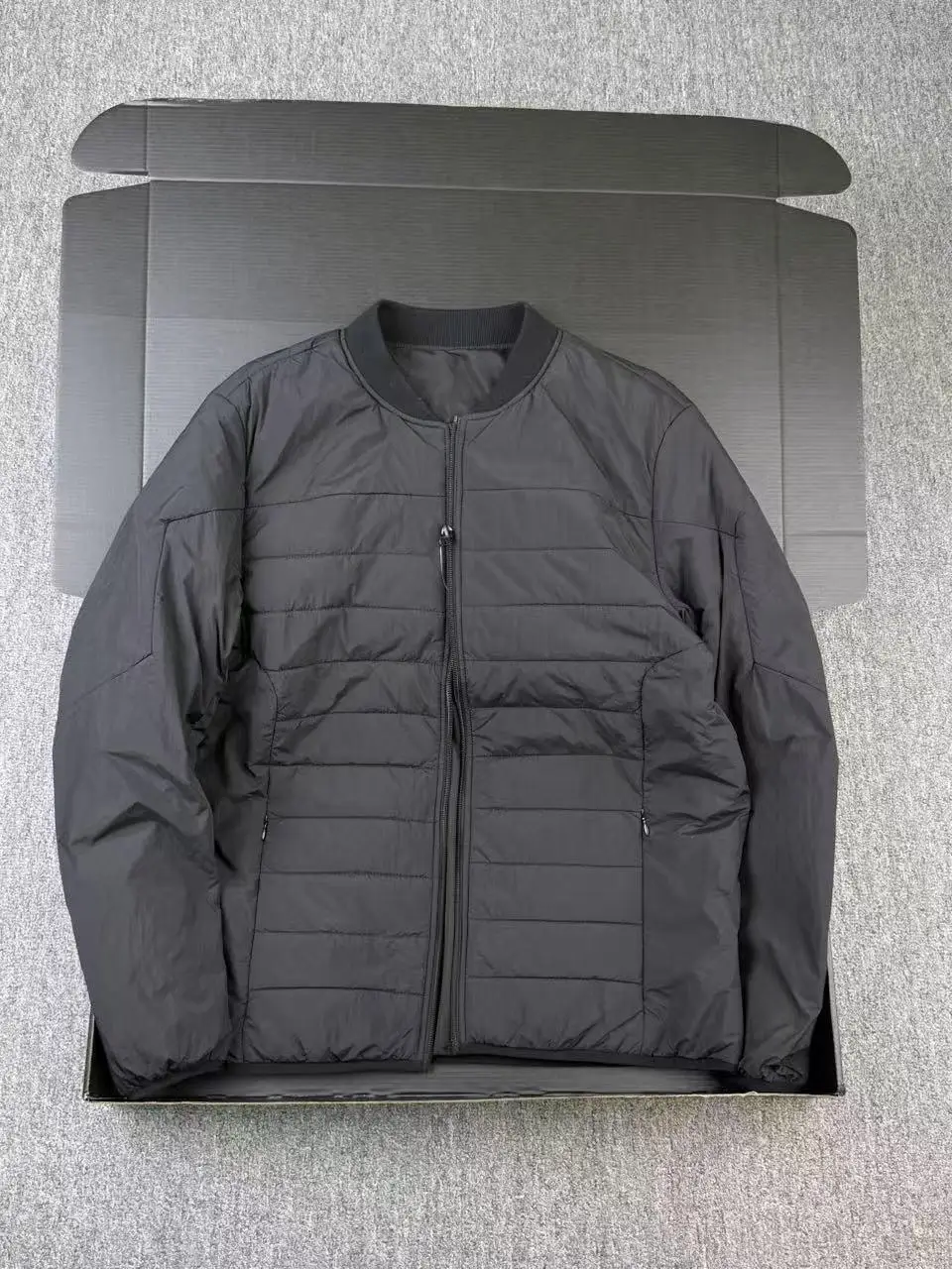 Outdoor Lightweight Silk Filled Warm Cotton Jacket Baseball Collar Thin Model for Men And Women Couple Cold Proof