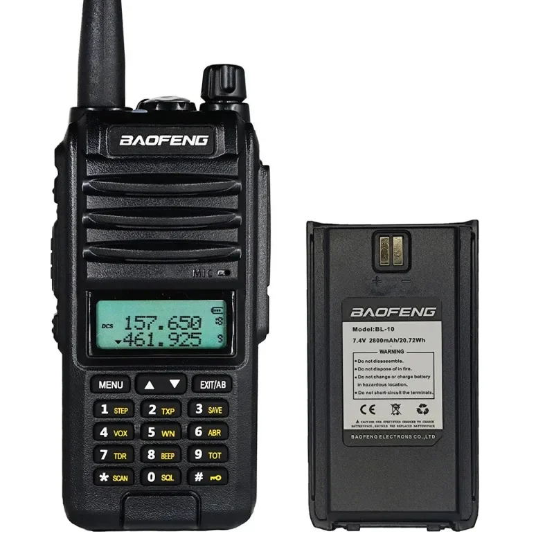 Para Baofeng A58S Walkie Talkie batería Li-ion actualizado BFUVF10 Radio batería BL-10 tri-banda 10KM de largo alcance potente Radio bidireccional