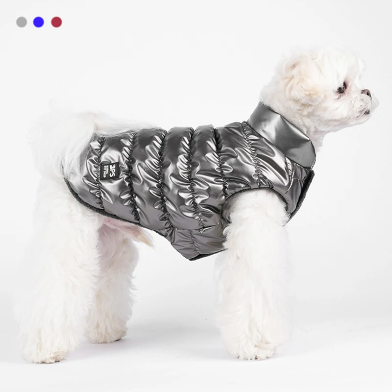 Winter Warm Pet Clothes Windproof Down Coat Small Medium Dogs Jacket Padded Clothing for Yorkie Chihuahua Puppy Cat Outfit Vest