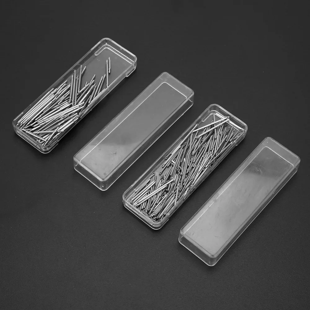2 Box Precision Silver Color Cotter Pin Stainless Steel Material Multiple Sizes Spring Bar Watch Replacement Parts Strap Repair