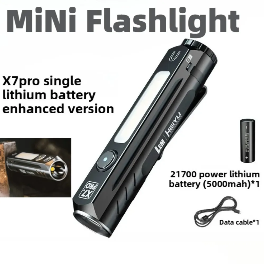 高ルーメン磁気ベースled作業用懐中電灯、長時間使用可能、usb充電式投光器、屋外緊急照明用