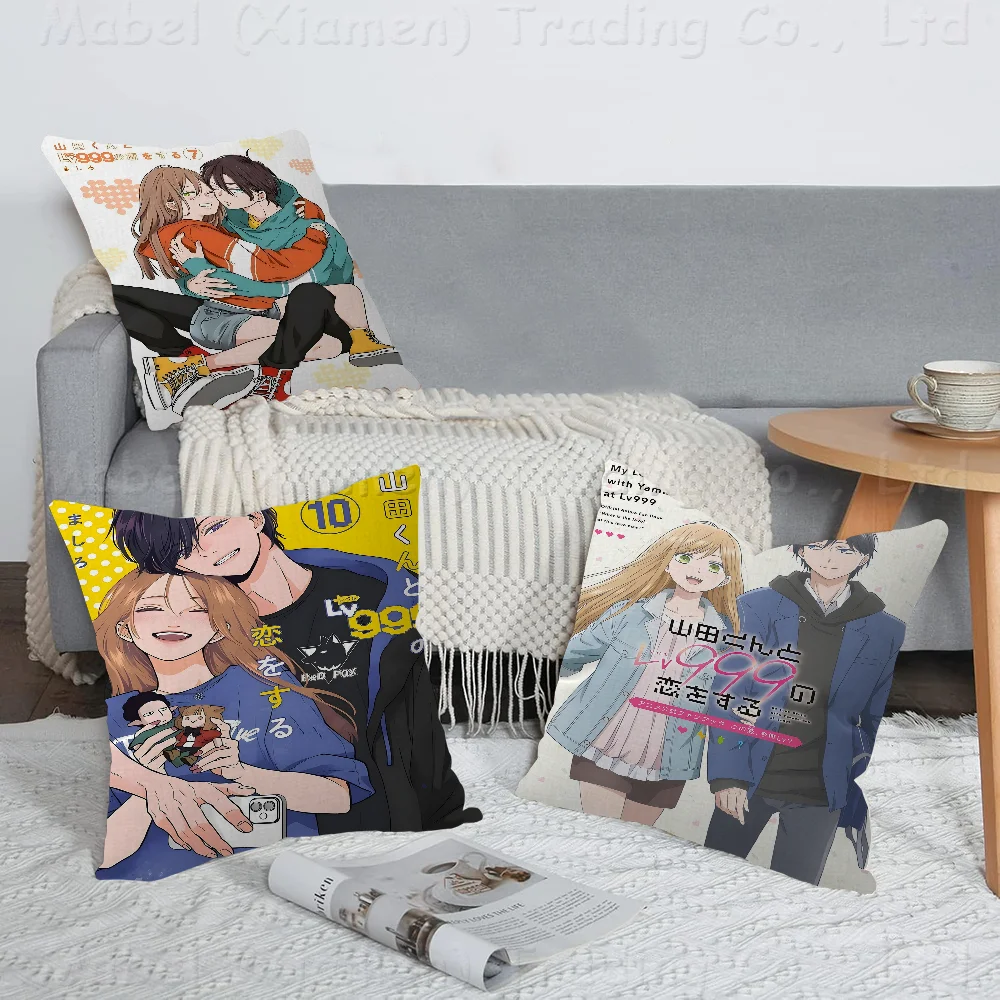 

Anime My Love Story With Yamada-kun At Lv999 Personalized Cover Kid Bedroom Wild Party Decor Pillowcase Kid Birthday Shower Gift