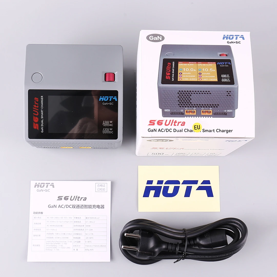 HOTA S6 Ultra Gallium Nitride - Drone Charger review and price