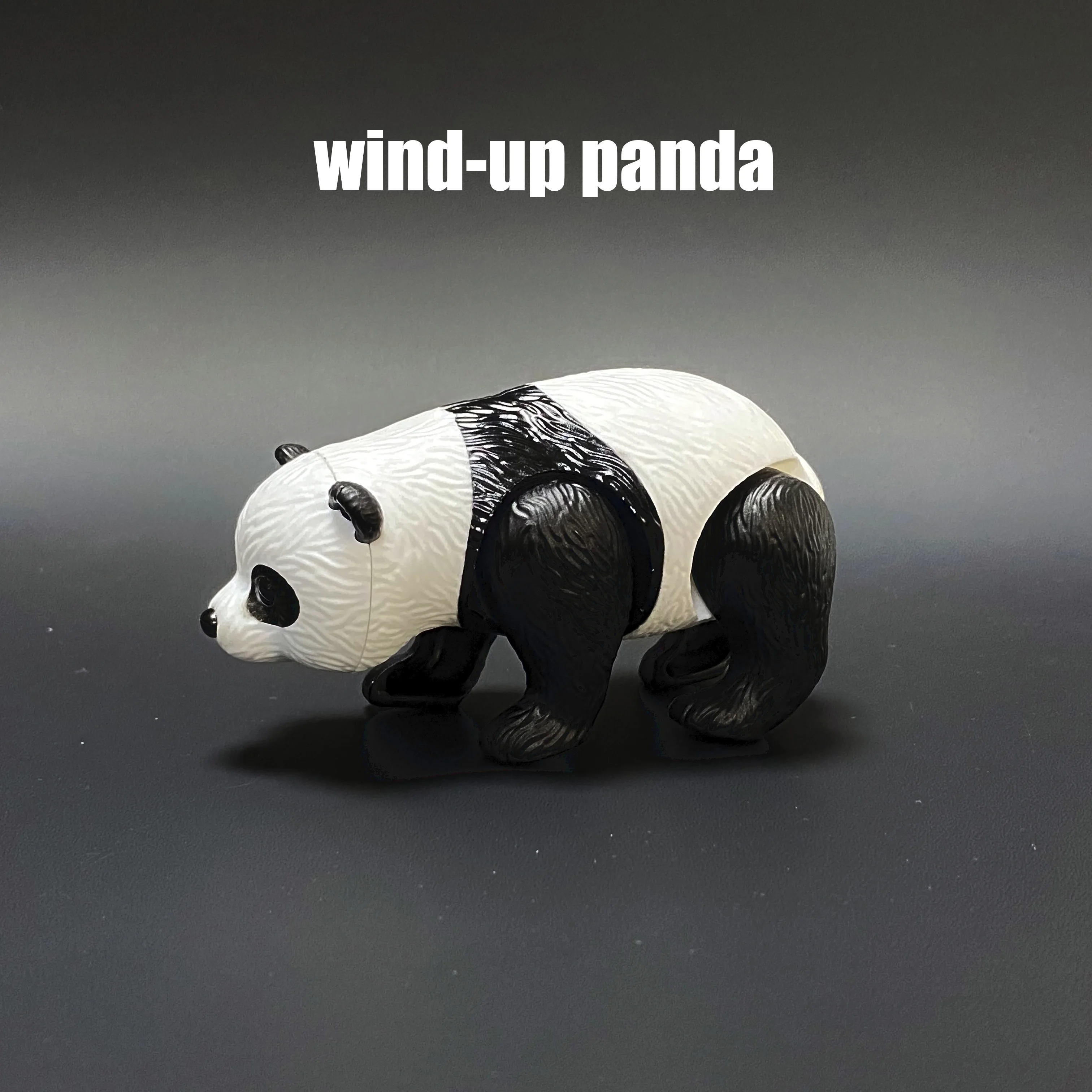 Jouet Panda créatif et lié à la chaîne, animal réaliste, modèle Panda à ressort, jouet rampant, adapté aux garçons et aux filles.