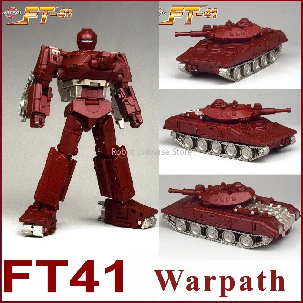 In Stock Transformation Toys FansToys FT41 FT-41 Sheridan MP Warpath  G1 Toy 15CM Action Figure Robot Collectible Gift