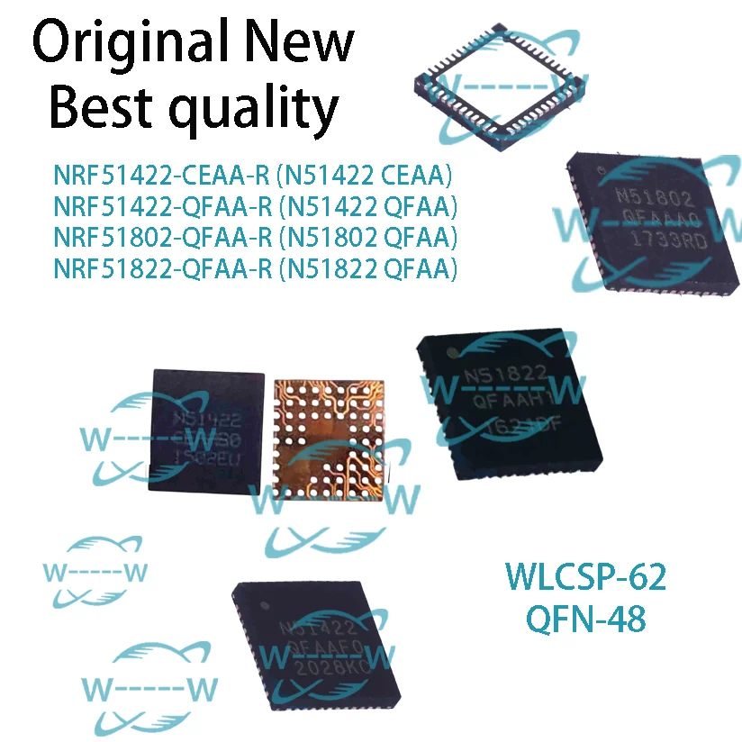 (2-10 PCS) NRF51422-CEAA-R N51422 CEAA NRF51422-QFAA-R N51422 NRF51802-QFAA-R N51802 NRF51822-QFAA-R N51822 New IC CHIP QFAA