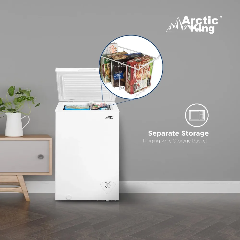 Arctic King 3.5 Cu.ft Chest Freezer, White