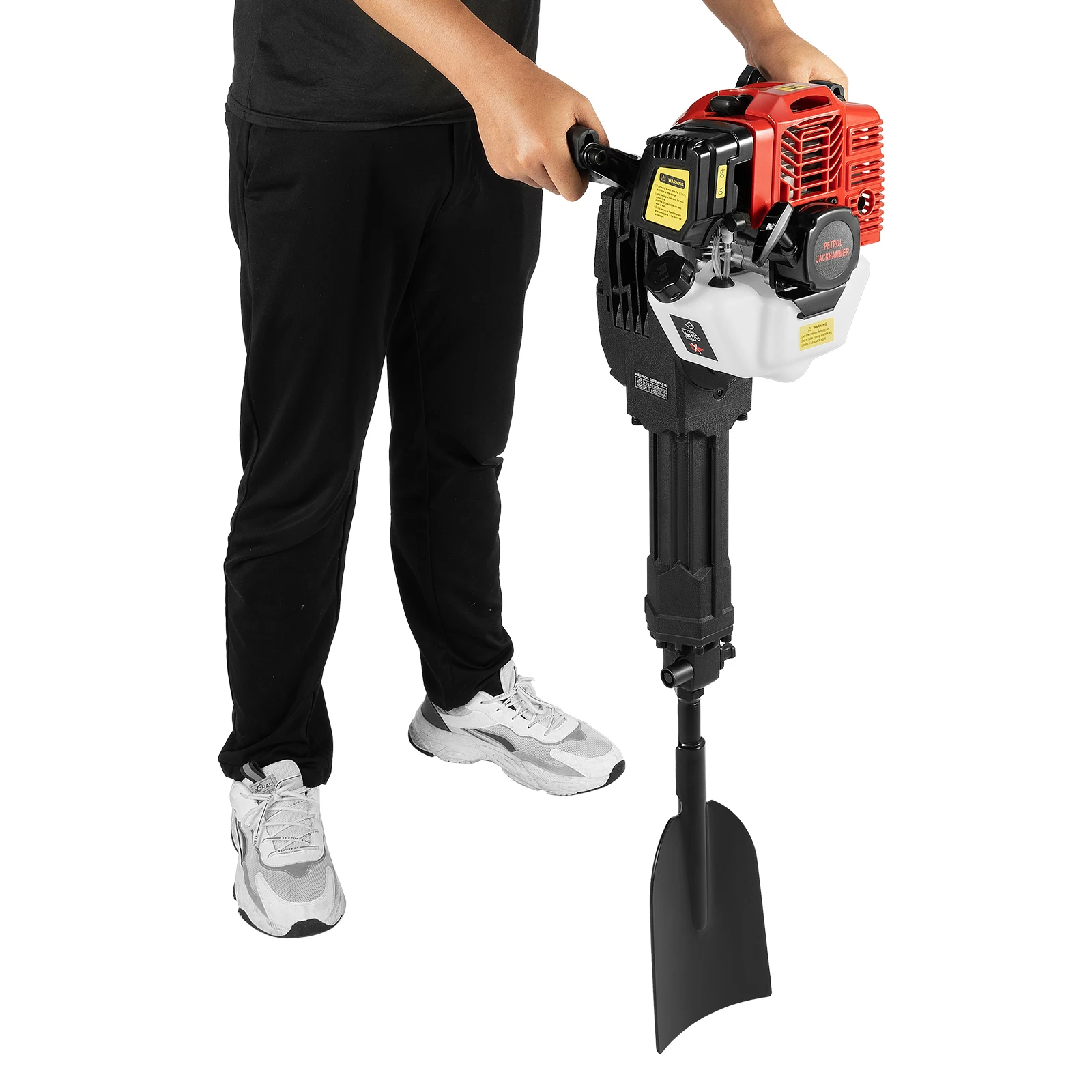 Scavatrice per alberi da giardino portatile alimentata a gas da 52 cc 1900 W Scavatrice per alberi a 2 tempi Escavatore per alberi per scavare il taglio delle radici