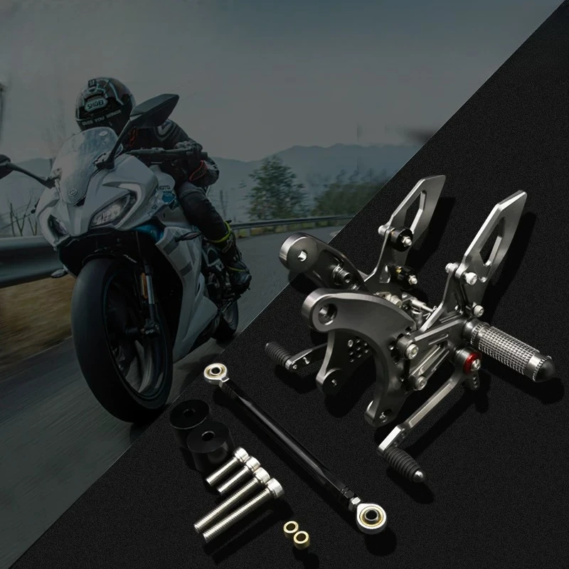 

For CFMOTO CF Moto 250SR 250NK 300NK CF250SR 250 300 NK Aluminum Motorcycles Rearset Rear Set Foot Peg Pedal Footrest Footpeg