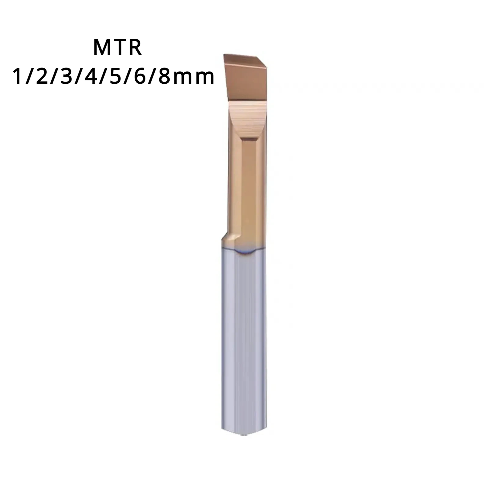 MTR1/2/3/4/5/6/8mm Carbide Boring Tools Bar Micro CNC Inner Hole Turning Tool Small Diameter Shock-Resistant Stainless Steel